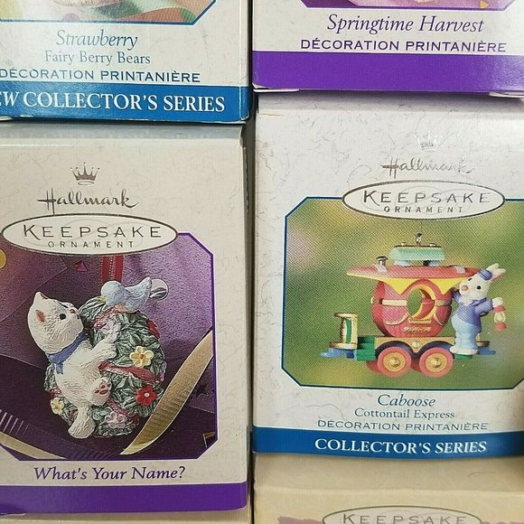 Hallmark Easter Ornaments Lot Of 17 within 14 Original Boxes Vintage - Picture 4 of 9